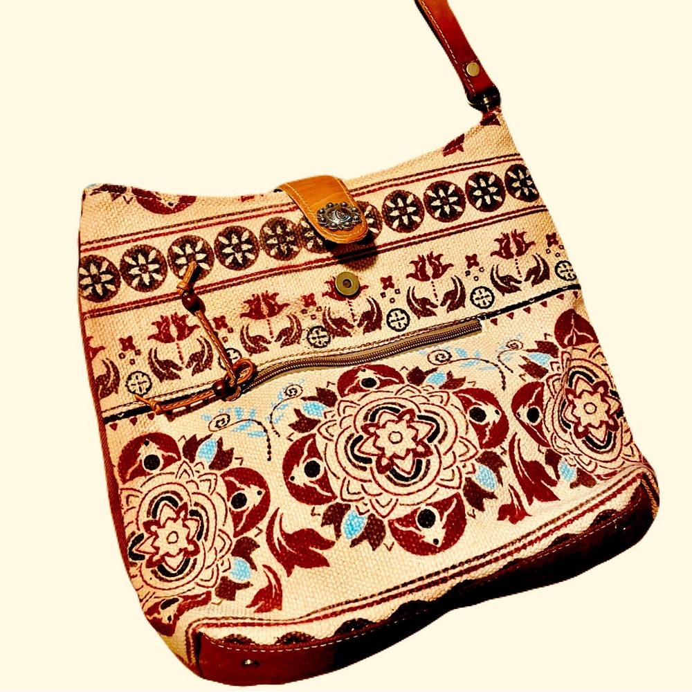 NEW Canvas leather bag - Myra.